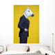 Man Suit and Horse Wall Decal