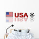 Fussball Usa Wall Mural