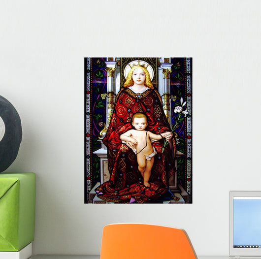 Stained Glass Window Wall Mural