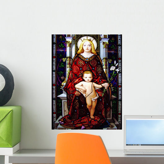 Stained Glass Window Wall Mural