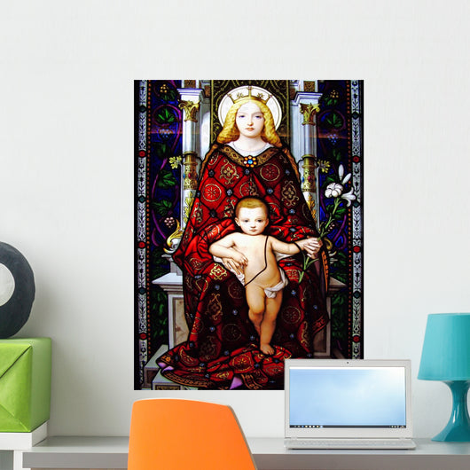 Stained Glass Window Wall Mural