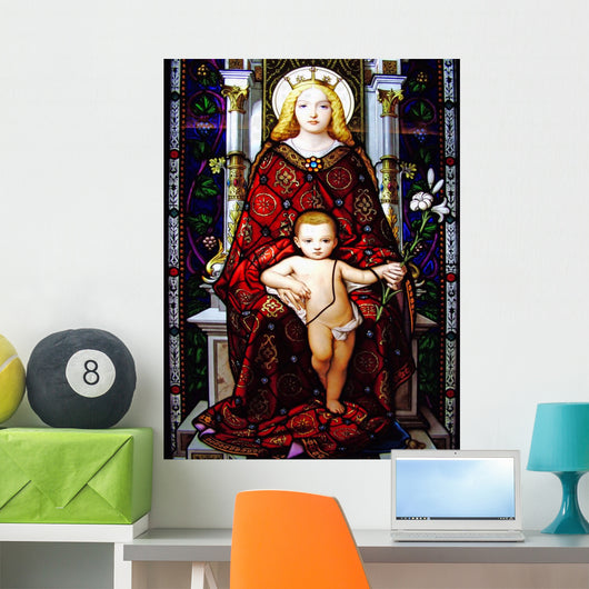 Stained Glass Window Wall Mural