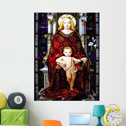 Stained Glass Window Wall Mural