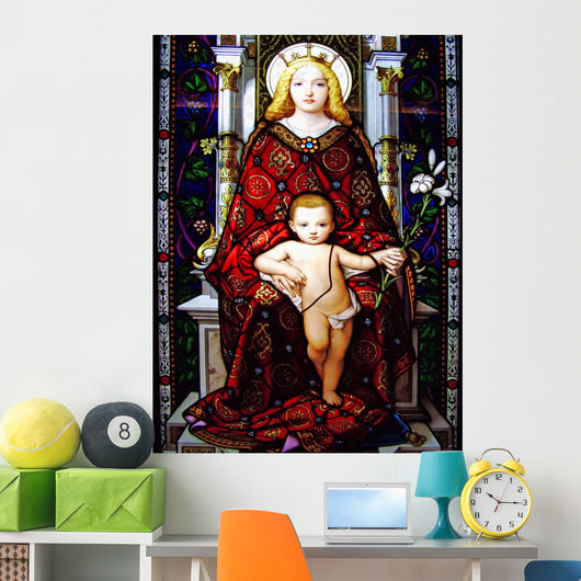 Stained Glass Window Wall Mural