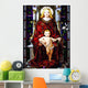 Stained Glass Window Wall Mural