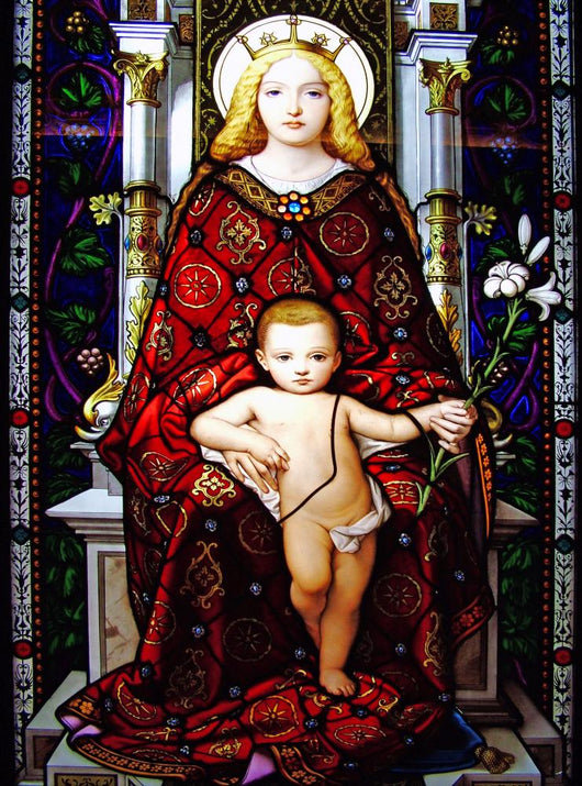 Stained Glass Window Wall Mural