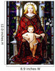 Stained Glass Window Wall Mural