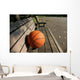 Orange Basket-ball Ball Bench