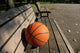 Orange Basket-ball Ball Bench