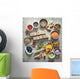 Various Colorful Superfoods Wall Decal