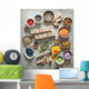 Various Colorful Superfoods Wall Decal