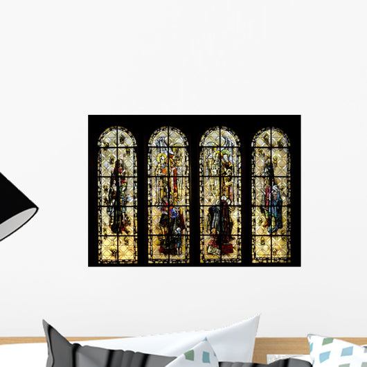 Holy Stained Glass Wall Mural