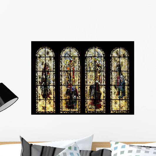 Holy Stained Glass Wall Mural