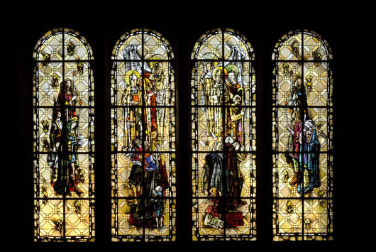 Holy Stained Glass Wall Mural