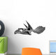 Skull Dinosaur Triceratops White Left View Wall Decal