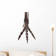 Paw Skeleton Tyrannosaur White Wall Decal