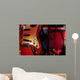 Classic Red Guitar Wall Mural