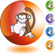 Monkey Wall Mural