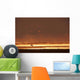 Caribou On Tundra Rising Fog Sunset Summer Arctic Alaska Wall Mural