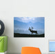 Caribou Walking Denali Nat'l Park Fog Alaska Composite Wall Mural