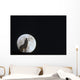 Wolf Howling At Full Moon/Ncaptive Composite Wall Mural