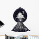 Hand Drawn Volcano Wall Decal
