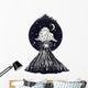 Hand Drawn Volcano Wall Decal