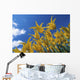 Yellow Tulips against Blue Wall Decal