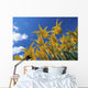 Yellow Tulips against Blue Wall Decal