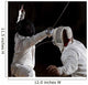 Pe Swordsmen Fencing Wall Mural