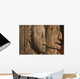 Close Up Of Historic Totem Poles In Ketchikan, Alaska Wall Mural