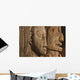 Close Up Of Historic Totem Poles In Ketchikan, Alaska Wall Mural