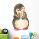 Funny Icecreme Cartoon Penguin Wall Decal