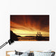 A Fish Wheel Spins During An Early Morning Sunrise On The Tanana River Wall Mural