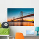 Golden Gate Bridge & San Francisco Skyline Sunset Wall Decal