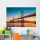 Golden Gate Bridge & San Francisco Skyline Sunset Wall Decal