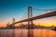 Golden Gate Bridge & San Francisco Skyline Sunset Wall Decal