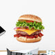 Fresh Bacon Cheese Burger Wall Decal