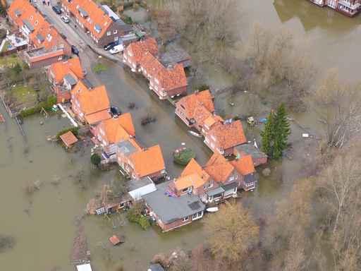 Elbe Hochwasser Wall Decal Design 1