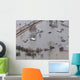 Berschwemmung Campingplatz Wall Decal