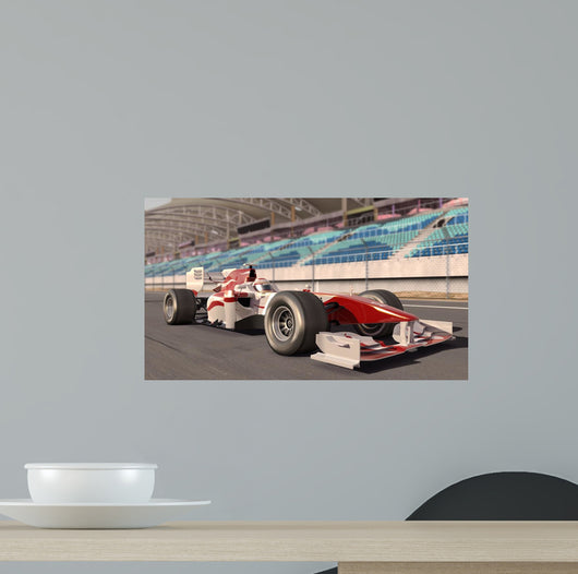 Formula One Race Car Wall Mural