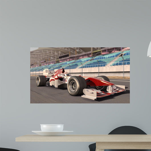 Formula One Race Car Wall Mural