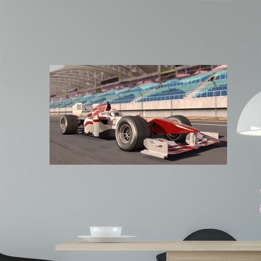 Formula One Race Car Wall Mural