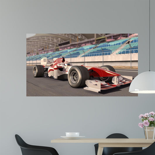 Formula One Race Car Wall Mural