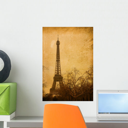 beautiful Parisian streets - with space for text or image. Wall Mural