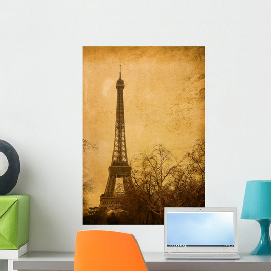 beautiful Parisian streets - with space for text or image. Wall Mural