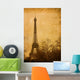 beautiful Parisian streets - with space for text or image. Wall Mural