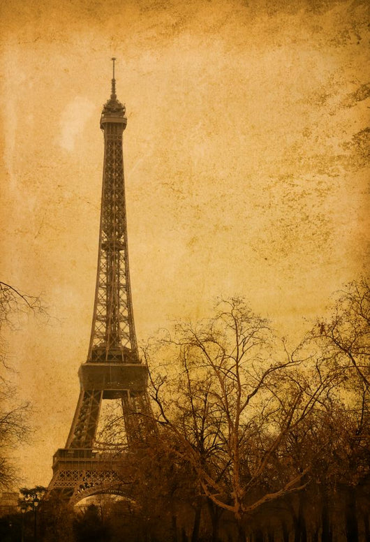 beautiful Parisian streets - with space for text or image. Wall Mural