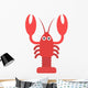 Vector Illustration Lobster Lobster Wall Decal
