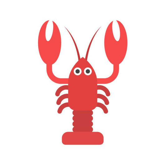 Vector Illustration Lobster Lobster Wall Decal